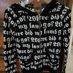 L.A.M.B Gwen Stephani Vintage Cashmere Blend Cardigan Hoody XS